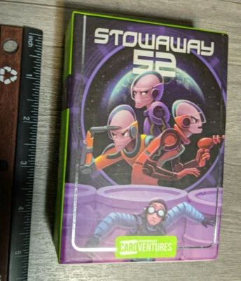 STOWAWAY 52 GameWright CardVentures 1 Card Game Floyd Pretz, Opened Never Played - Image 1 of 3