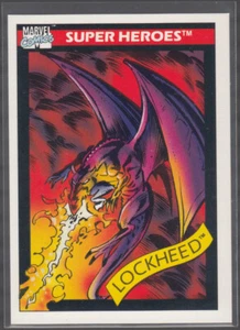 1990 Impel Marvel Universe #27 LOCKHEED - Super Heroes - Marvel Comics - Mint - Imagen 1 de 2