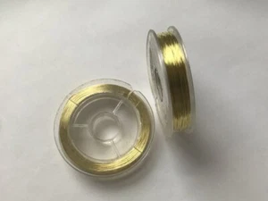 Ø 0.3mm Messingdraht Basteldraht 50m.Spule unbeschichtet MS63 - Bild 1 von 1