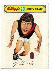1974 Kellogg's Sticker / Decal Graham MOSS Essendon - Bild 1 von 1