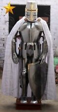 Fully Wearable Medieval Knight Suit Of Templar Armor Combat Full Body  NM300