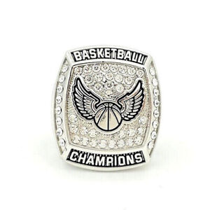 Basketball Winner Toornament Prize Ring Custom Player Name and Number