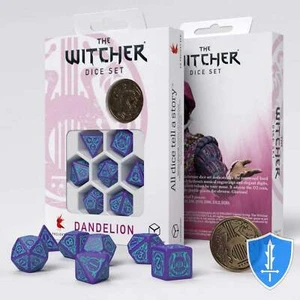 Q-Workshop The Witcher Diente de león - Juego de dados de medio siglo de poesía (8) D&D RPG - Imagen 1 de 2