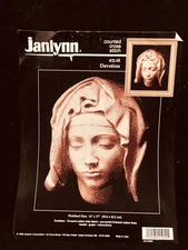 Vtg 1996 Janlynn "Devotion" Counted Cross Stitch Kit 14"x17" #21-55
