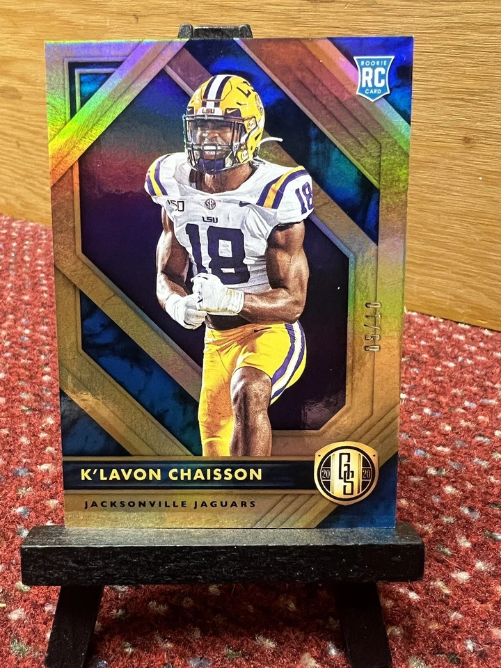 2020 Panini Gold Standard Rookies Violet /10 K’Lavon Chaisson #150 Rookie RC - Image 1 of 2