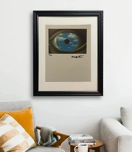 René Magritte/The False Mirror, 1928 / Original Print 21/100 / COA / Hang-signed - Picture 1 of 13
