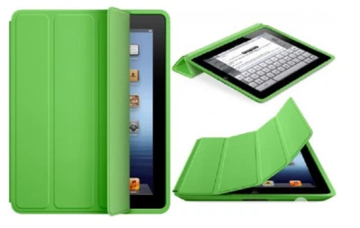 Genuine New Retail Boxed Apple iPad 2 3 & 4 Green Folding Smart Case Full Cover - Image 1 of 4