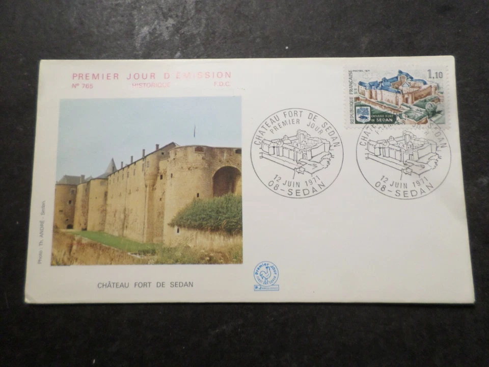 France 1971, FDC 1° Day, Castle Fort De Sedan - Image 1 of 1