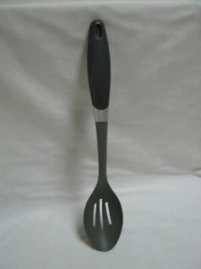 EKCO LONG GRAY  SLOTTED  NYLON SERVING STIRRING  COOKING SPOON UTENSIL - Picture 1 of 6