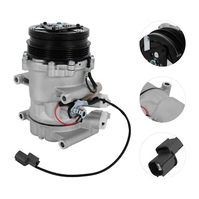 Compressor CA A/C compatível com Honda Civic 1994-2000 Honda CR-V 1997-2001 38810P2FA01 - Imagem 1 de 4