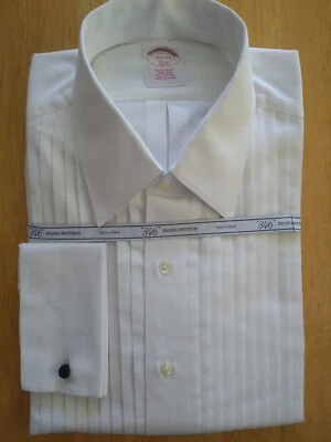 NWT Brooks Brothers White Non Iron Formal  Shirt 16.5-34 Regular Fit MSRP - Image 1 of 4
