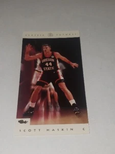 Tarjeta coleccionable deportiva Classic Futures Scott Haskin #28 1993 novato baloncesto 🏀 - Imagen 1 de 10