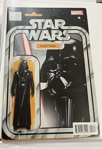Star Wars #01 Darth Vader Action Figure Variant Marvel Comic NM 2015 JTC NEW - Picture 1 of 3