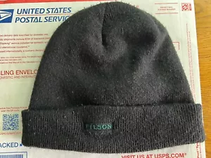 Filson Wool Black Watch Cap Lined Beanie. Filson’s Warmest Version! - Picture 1 of 3