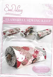 Patchworkmuster-Patchwork mit beschäftigten Fingern Klappschale Nähaufbewahrung von Sue Daley - Bild 1 von 2