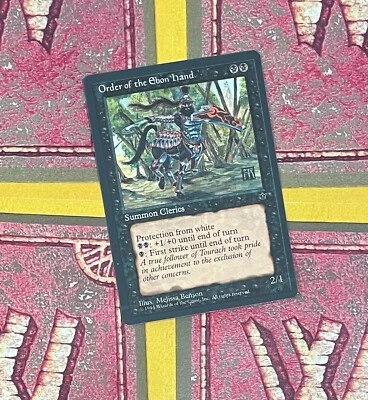 MTG ORDER OF THE EBON HAND (Benson)  Fallen Empires (Wyvern) (OldManMTG 010-586) - Image 1 of 4