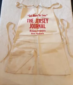 VINTAGE THE JERSEY JOURNAL HUDSON COUNTY BESTES SCHNÄPPCHEN NAGELBEUTEL ARBEIT SCHÜRZE - Bild 1 von 8
