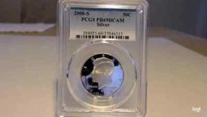 2008-S Silver Kennedy Half PR69DCAM PCGS Proof 69 Deep Cameo - Picture 1 of 2