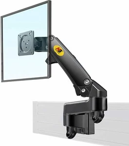 NB M150 Full Motion Monitor Partition Rail Mount Bracket for 17"-27"for 2 to 7kg - Picture 1 of 7