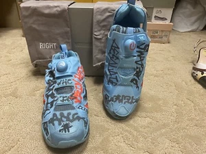 Vetements Reebok Insta Pump "Graffiti" Sneakers Sz41/Wmn 11/Men 8.5 Box/Bags - Picture 1 of 6