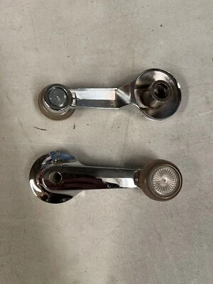 (2) Set NEW Window Crank Handle Window Handle For Ford Mercury Inside Clear - Image 1 of 4