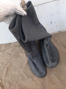 Botas cálidas de campo lona rusa soviética talla 38 C medianas (240) US5 nuevas - Imagen 1 de 12