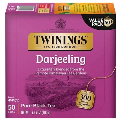 Twinings Darjeeling Black Tea Bags - 50 count - Image 1 of 2