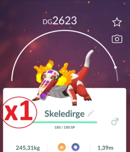 Pokemon Skeledirge x1 GO - Fast Delivery - Chance of Lucky !! - Picture 1 of 1