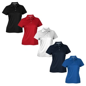 Adidas Women's Climalite Textured Solid Golf Polo, Color Options - Picture 1 of 11