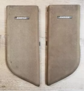 1990-1996 Nissan 300 ZX OEM LH & RH rear speaker covers panels bose tan oem - Picture 1 of 6