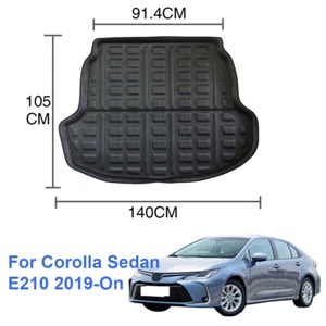 Protector de piso alfombrilla de carga forro bandeja maletero trasero Toyota Corolla 2019-2023 - Imagen 1 de 2