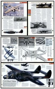 Northrop P-61 Black Widow #234 - Military - World Aircraft Information 2 Pages - Picture 1 of 1
