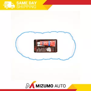 Oil Pan Gasket Fit 96-00 Honda Civic EX HX 1.6L SOHC 16v VTEC Cu.97 D16Y5 D16Y8 - Picture 1 of 2