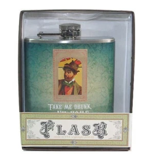 METAL MORPHOSIS FLASK- TAKE ME DRUNK, I'M HOME - Bild 1 von 1