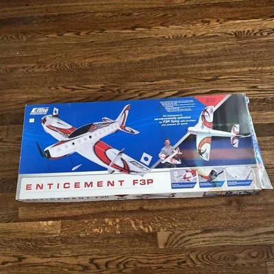 E-Flite Enticement F3P ARF Model Airplane NIB Plane Airplane Fun Box Wear - Image 1 of 4