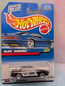 1999 Hot Wheels OLDS AURORA #1047 🚓🚨  black;white;HIGHWAY PATROL 39;5 dot🚔 - Picture 1 of 3