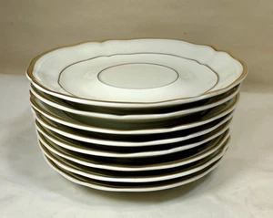 Set of 8 Limoges L.Bernardaud Louis IV Tea Saucers - 5-5/8" - New Without Tags - Picture 1 of 5