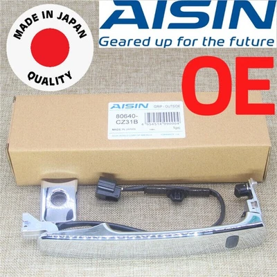 Manija de puerta delantera L lado del conductor cromada para Nissan Rogue Smart Entry 2010-13 Foto 1 de 4