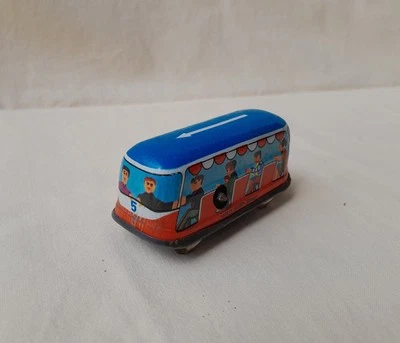Autobus Technofix 307 " Conny Island " Blechspielzeug 60er Jahre  - Bild 1 von 4