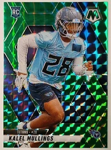  Panini Mosaic Green Prizm Rookie Kalel Mullings RC SP 2025 - Imagen 1 de 2