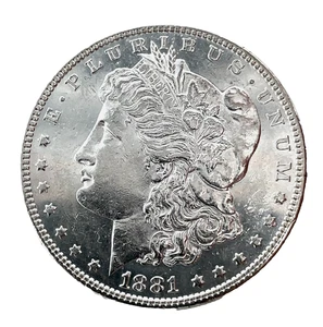 1881 PL Proof -Like Morgan Dollar BU/Unc. 90% Silver $1 US Coin # 2346 - Picture 1 of 8