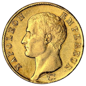 Coin France - Napoléon Ier - 40 Francs Gold - 1806 I Limoges - 6995 examples - Picture 1 of 2