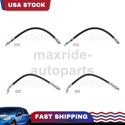 Sunsong Front Rear Brake Line Hose Fits 2000 2001 2002 2003 2004 Lexus GS300_MR - Image 1 of 4