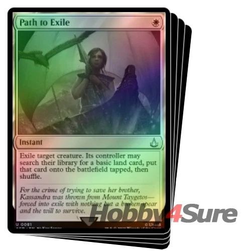 Foil Path To Exile X4 M/NM Magic MTG Universes Beyond: Assassin's Creed - Image 1 of 1