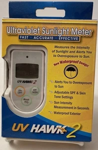 UV Personal UV tester Ultraviolet Sunlight Meter Adjustable SPF waterproof HAWK2 - Picture 1 of 8