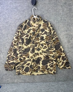 Vintage Duck Bay Jacke Herren Medium Camouflage Full Zip Jagd Feldtarn - Bild 1 von 8
