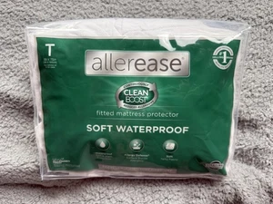 AllerEase Fitted Matratzenschoner Twin 39x75 weich wasserdicht CleanBoost Frottee - Bild 1 von 4