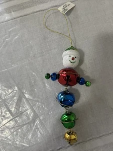 Holiday Lane Jingle Bell Schneemann Weihnachtsschmuck - Bild 1 von 6
