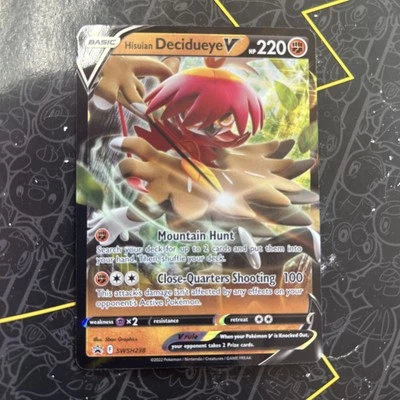 Hisuian Decidueye V SWSH238 SWSH: Sword & Shield Promo Cards Holo - Image 1 of 2