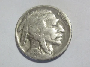 1934 P US 5 Cent Buffalo 5c coin  Nickel Indian Head 📷 📸AS PICTURED 📸📸 - Picture 1 of 2